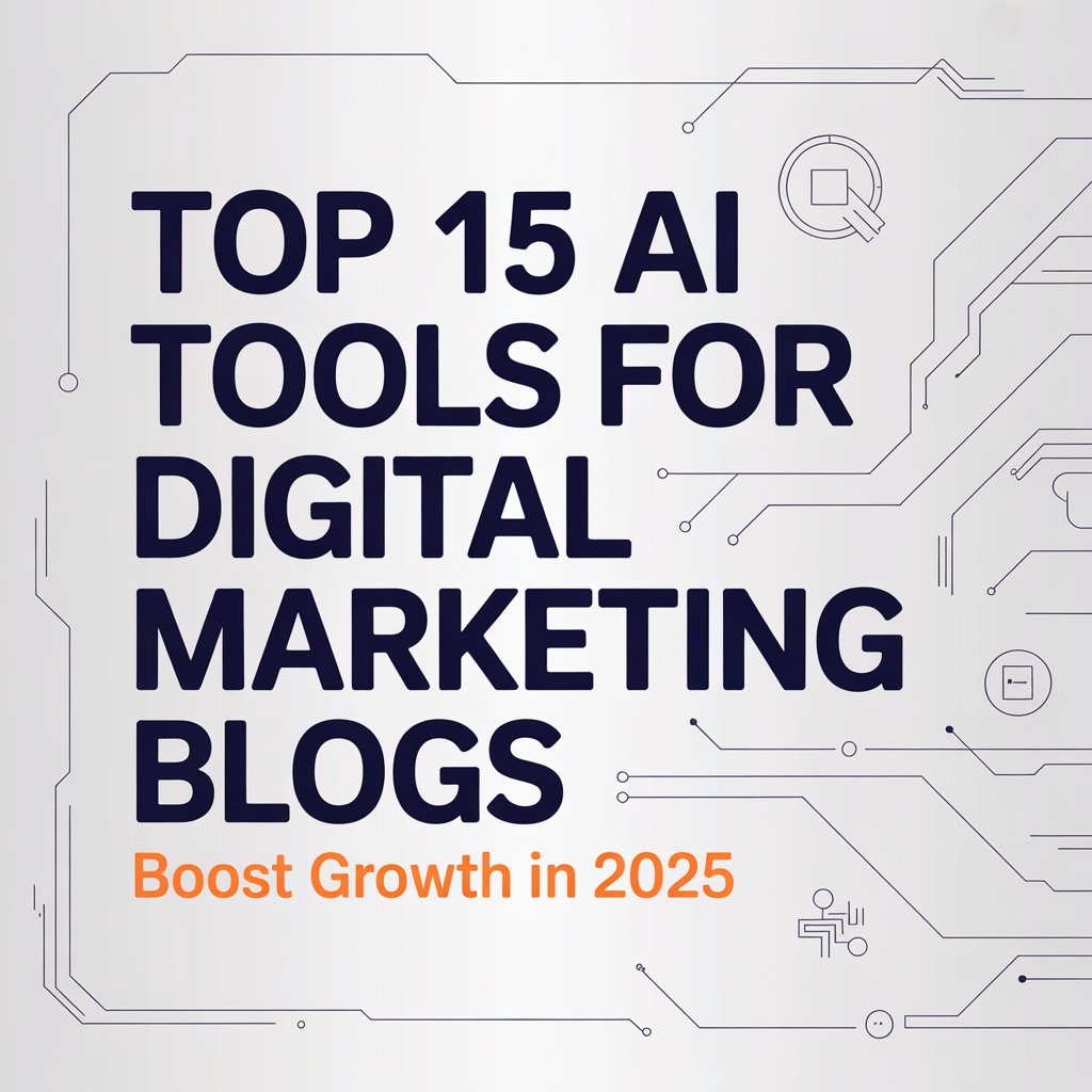 Top 15 AI Tools for Digital Marketing Blogs